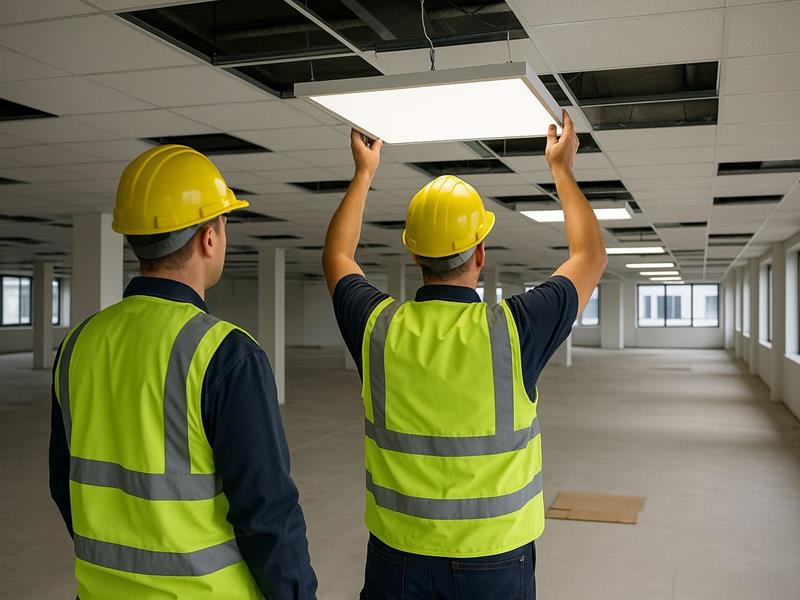 Conception lumière pour plateaux de bureaux